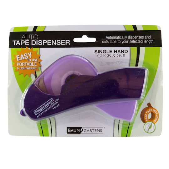 Baumgartens® Handheld Tape Dispenser By Baumgartens Inc in Purple | 3.8" x 6.25" | Michaels®